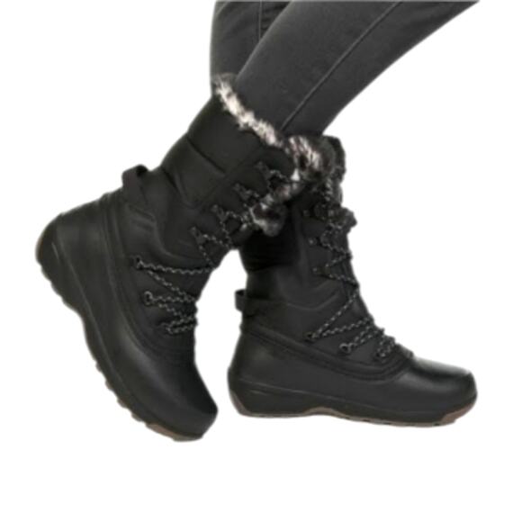 THE NORTH FACE‎ Shellista IV Luxe Waterproof TNF Black/Gardenia White 10 New - Picture 1 of 15